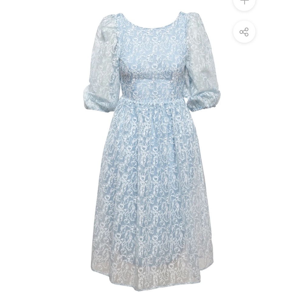 Blue shrimps dress size xs/ US2/ UK6